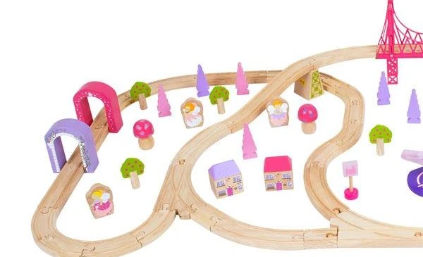 BigJigs BJT023 Treinset Grote Sprookjesstad - Afbeelding 3