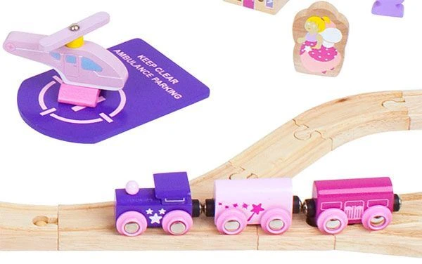 BigJigs BJT023 Treinset Grote Sprookjesstad - Afbeelding 6