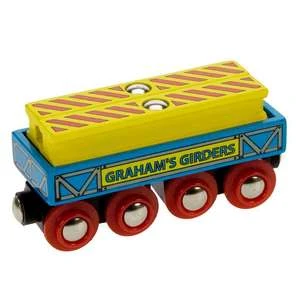 BigJigs BJT409 Rail Wagon Graham’s Stalen Spanten - Afbeelding 2