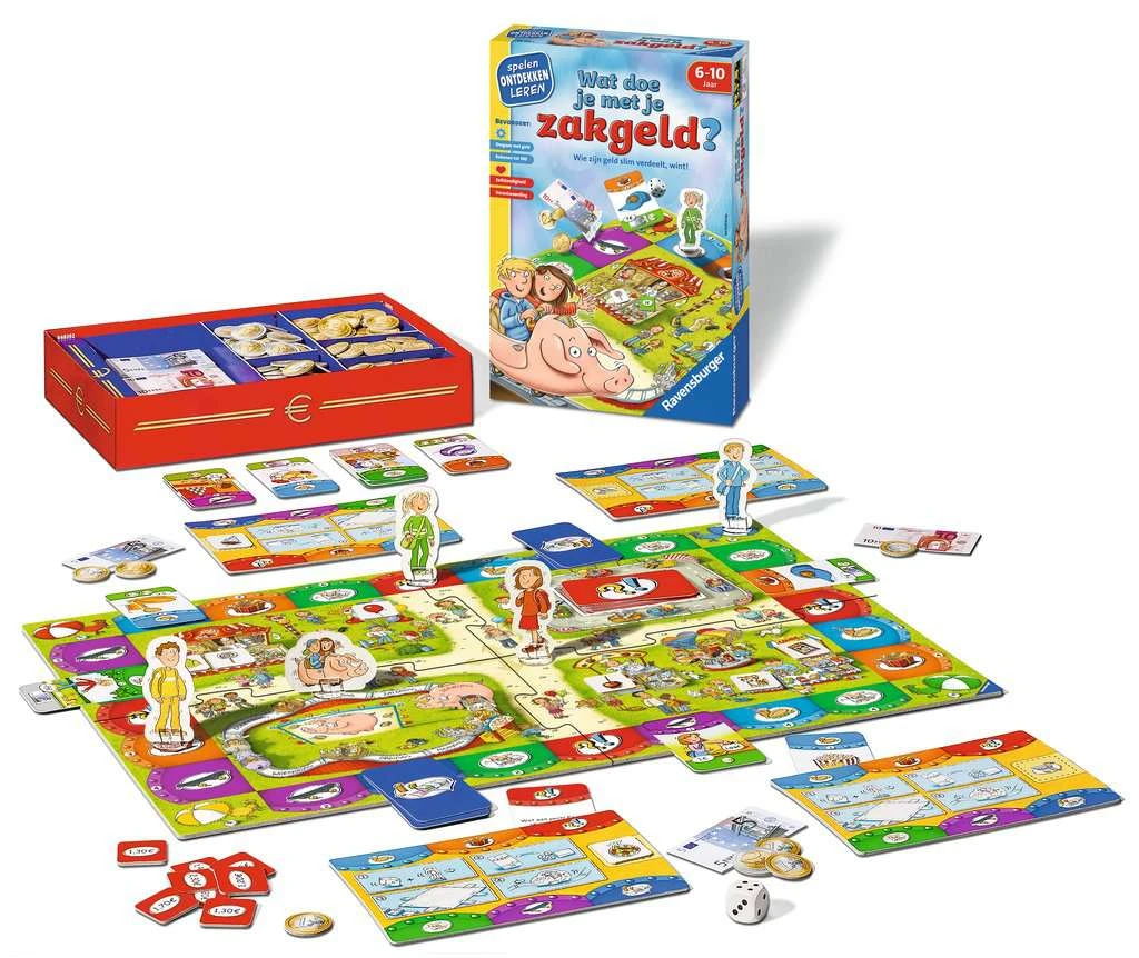 Wat Doe Je Met Je Zakgeld? Kinderspel Ravensburger Spellen - Afbeelding 2