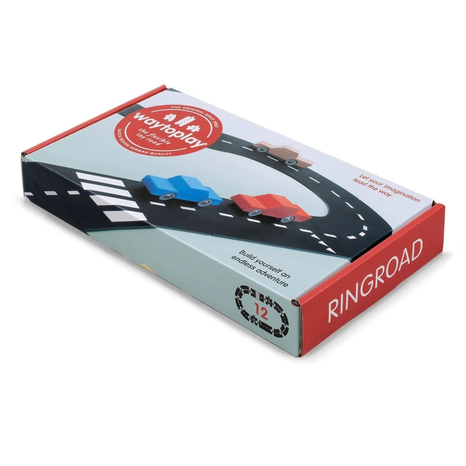 WayToPlay Ringroad Ringweg Rubber Flexibele Autobaan 12-dlg - Afbeelding 8