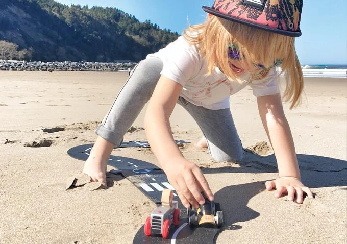 WayToPlay King Of The Road Rubber Flexibele Autobaan 40-dlg - Afbeelding 5