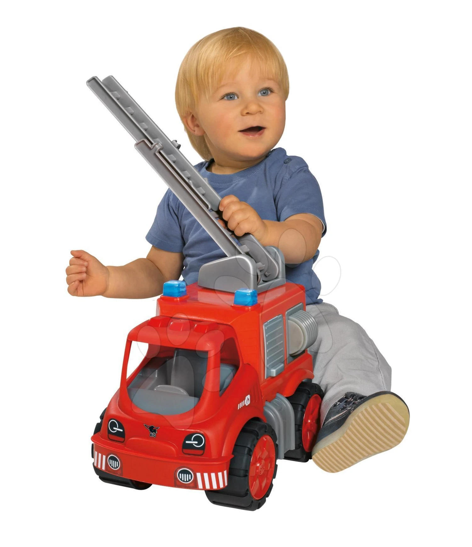 BIG Power Worker Midi Brandweer Ladderwagen - Afbeelding 4